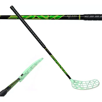 Florbalová hůl Fatpipe Raw Concept 31 CTRL SLICKS FH2 Black Pravá (pravá ruka dole) 82 cm
