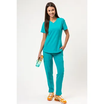 Dámský overall Dámská lékařská souprava Uniforms World 518GTK™ (halena Lucy, kalhoty Alivia) mořsky modrá