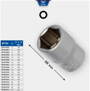 Gola hlavice Sada nástrček KS TOOLS BT021812