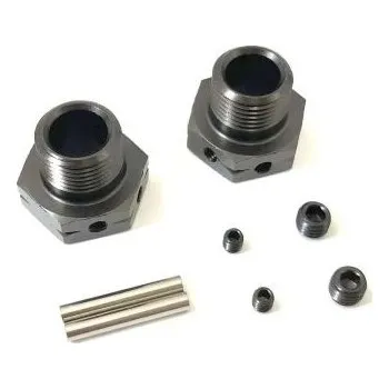 RC náhradní díl Kyosho Inferno MP9-MP10 MP11 Wide Wheel Hub (2) Gun Metal - expresní doprava