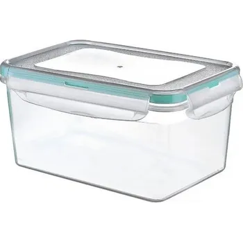 Dóza na potraviny dóza 0,7l obdél., 14x10x8,5cm, ptent.víčko, plast