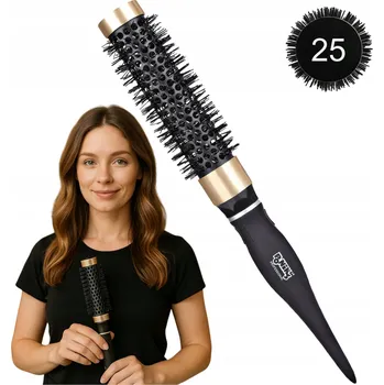 kartáč na vlasy Kulma/Termální kartáč na vlasy pro foukání a modelování, keramický, 25 mm