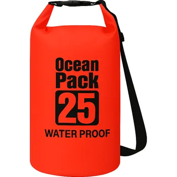 Vodácký pytel SURTEP, s. r. o. Vodotěsný vak Ocean přes rameno Barva: Červená, Objem: 25l