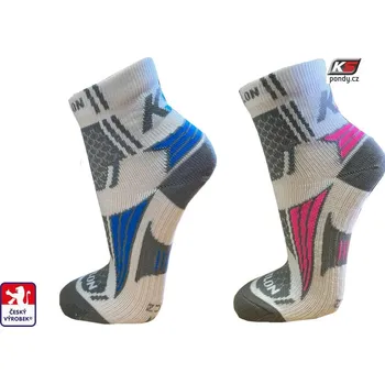 Dámské ponožky KS-TRIA ponožky multisport jemně kompresní 33-35 Bílá