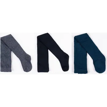 Punčochové kalhoty hladké jednobarevné 128-134 Tmavě modrá