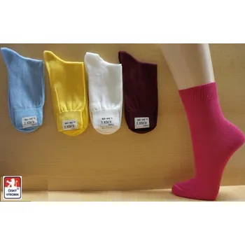 DOPRODEJ Ponožky dívčí klasik 30-32 Mix barev