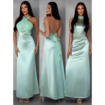 Dámské šaty Zelené elegantní šaty BOLZANO Velikost: ONESIZE