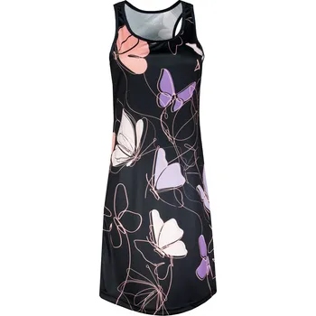 Dámské šaty Dámské funkční šaty premium ALTISPORT VOJ/ALW086SAT01 ČERNÁ/FIALOVÁ S