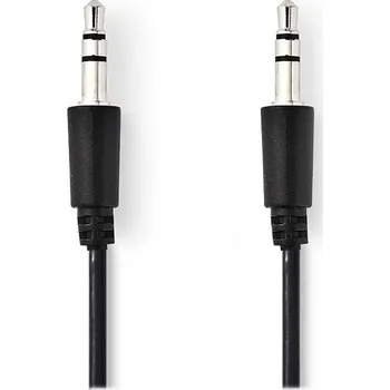 Datový kabel NEDIS kabel jack 3,5 mm - jack 3,5 mm/ černý/ bulk/ 1m