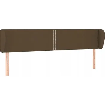 Klasická čalouněná čelo postele uszak 183x23x78/88 cm, tmavě hnědá