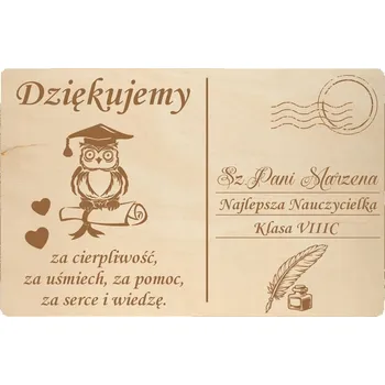 Obraz PODĚKOVÁNÍ NA KONEC ROKU PRO UČITELE TŘÍDNÍHO UČITELE POHLEDNICE