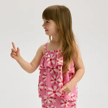 Reserved - Vzorovaný top - růžová - 9812X-30X - 9812X-30X-80