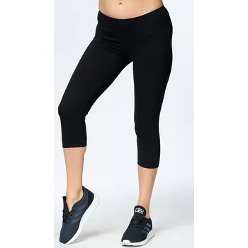 Bavlněné černé dámské 3/4 legíny 264 velikost 4XL