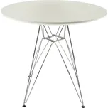 Aga Jídelní kulatý stůl 80 cm Bílý