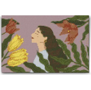 Diamantové malování Diamantové malování - Ilustrace - Ženskost 2 Velikost: 20x30cm, Rámování: Pouze srolované plátno, Diamanty: Kulaté