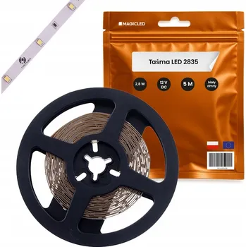 LED páska LED pásek 2835 IP20 Česká Premium kvalita, Studená bílá, 30 LED/m, 5m bez lepicí vrstvy