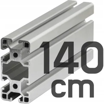 Stavební profil Hliníkový konstrukční profil 40x80 T8 - 140 CM