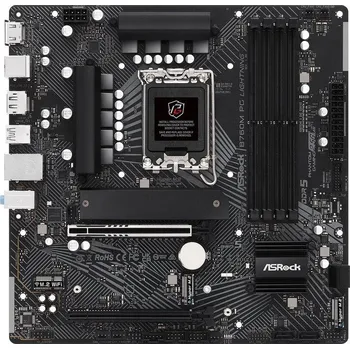 Základní deska ASRock B760MPG Lightning / Intel B760 / LGA1700 / 4x DDR5 / 3x M.2 / HDMI / DP / USB-C / mATX