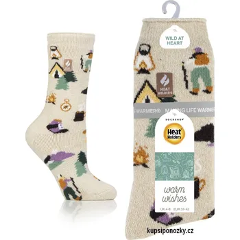 Dámské ponožky HEAT HOLDERS dámské ponožky LITE TURISTKA 37-41 Mix barev