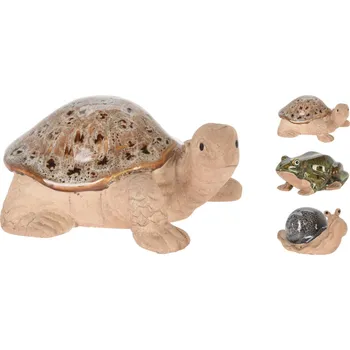 Zahradní dekorace Porcelánová zahradní zvířata mix, 3 ks