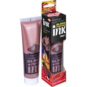 Výtvarná barva Metalická barva na linoryt ESSDEE 100ml bronz