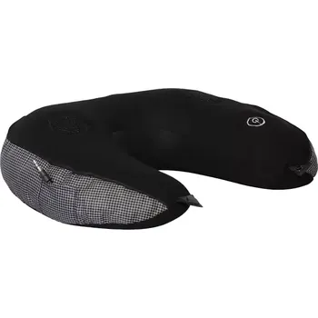 Cestovní polštářek Masážní cestovní polštář na krk s reproduktory - Černá