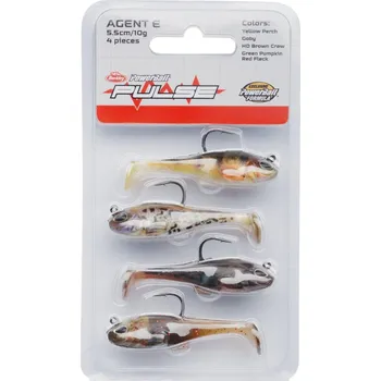 4ks - Gumová nástraha Berkley Pulse Agent E 8,0cm 14g