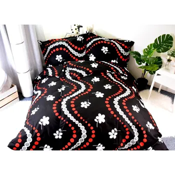 Povlečení Aaryans krepové povlečení Sofy černé 140x200/70x90cm