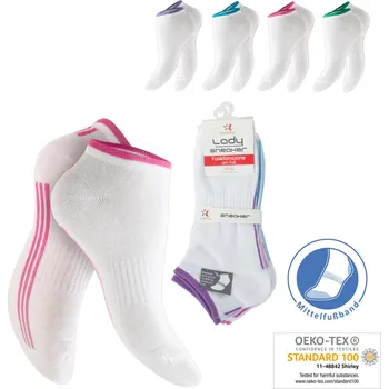 Dámské ponožky Dámské snížené ponožky NS60628 39-42 Bílá