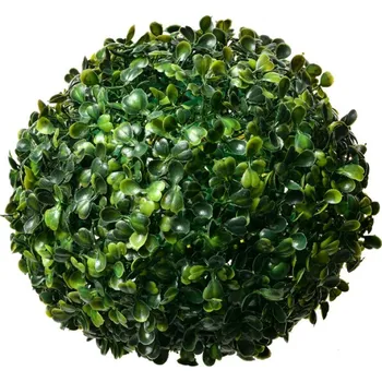 umělá květina Koule z umělých zelených lístků M – 20 cm