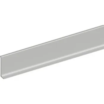 Podlahová lišta ACARA PRAHA,s.r.o. AC AP38/2 Soklová lišta, PVC, šedá, v: 6cm, d: 2,7m