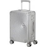 American Tourister Soundbox ALU 55cm Silver