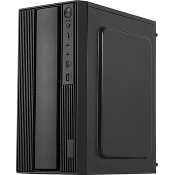 PC skříň EUROCASE MicroT MC MF-300B / bez zdroje / 2x USB 3.0 / černá