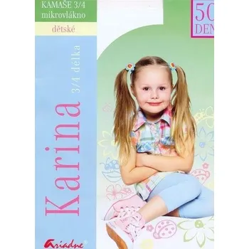 DOPRODEJ Dívčí 3/4 LEGINY MIKROVLÁKNO KARINA 152 Růžová