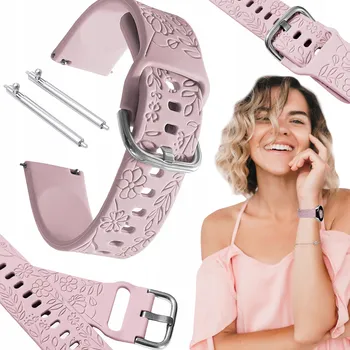 Řemínek na hodinky Řemínek ChronSmarta pro Garmin 20mm fialový