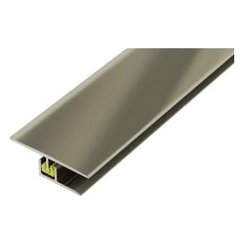 přechodová lišta Dural AP27/3 přechodová lišta rovná CLIPPER, narážecí, hliník elox titan, 40 mm, 2,7 m