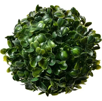 umělá květina Koule z umělých zelených lístků XS – 12 cm