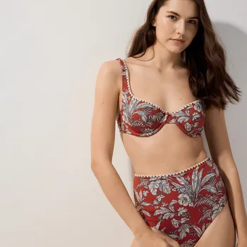 Dámské plavky Reserved - Dolní díl plavek - hnědá - 763CM-83X - 763CM-83X-XXL