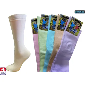 DOPRODEJ Podkolenky dětské ELASTIK R06 30-32 Mix barev světlé
