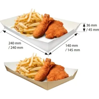 Papírové tácky 240mm 500ks