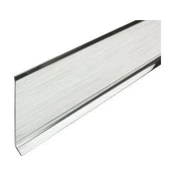 ukončovací lišta AC AP39 soklová lišta na nalepení STANDARD, nerez V2A kartáč, v: 60 mm, d: 2 m