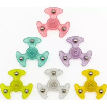 Gadget Fidget Spinner Ufo Glitter, sada 6 ks