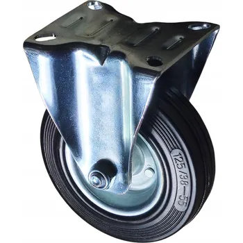 Pojezdové kolečko PEVNÉ KOLO / KOLEČKO průměr 125 mm pro vozíky, regály, nosnost 100 kg