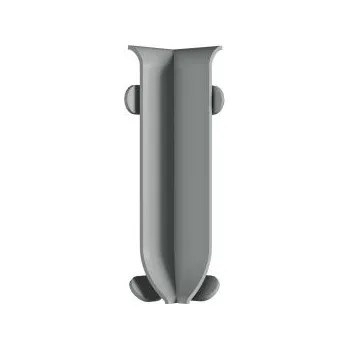 ACARA PRAHA s.r.o. AC AP38/2 vnitřní roh k soklové liště, PVC, tmavě šedá, v: 60 mm, 1 ks