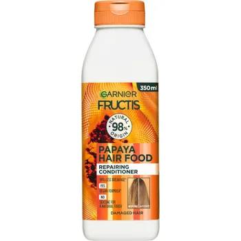 Regenerační kondicionér pro poškozené vlasy Garnier Fructis Papaya Hair Food - 350 ml + dárek zdarma