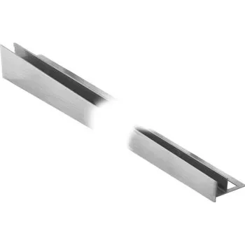 Stavební profil ACARA PRAHA s.r.o. KP7/3 profil pro vsazení skla, orientace pravá, nerez V2A kartáč, 19 mm, 1,2 m