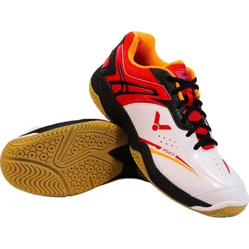 Pánská sálová obuv badmintonová sálová obuv VICTOR A501 WHITE/RED 36 EUR