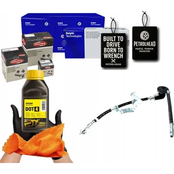 Brzdová hadice BRZDOVÁ HADICE PR. PEUGEOT 407 PŘEDNÍ 04- LE #Petrolhead Pro+ Kit15