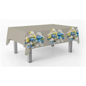 Jednorázový ubrus Plastový ubrus Šmoulové 120 x 180 cm