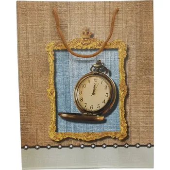 Dárková taška DÁRKOVÁ PAPÍROVÁ TAŠKA OZDOBNÁ K NAROZENINÁM 32/26 CM